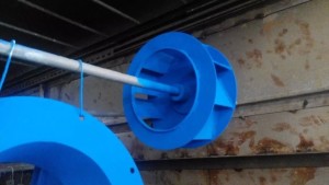 centrifugal fans housing painting-2